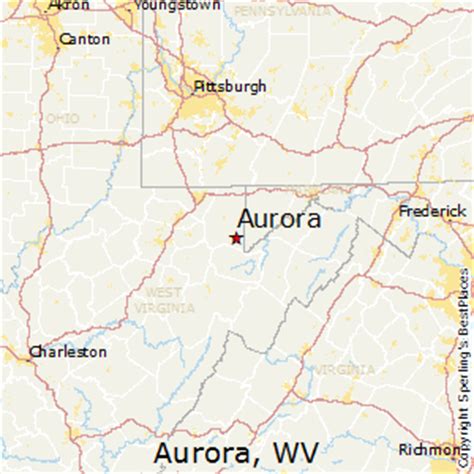 Aurora,West Virginia Map