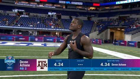 The RBs take on the 40 yard dash at the Combine | NFL Network, 40-yard ...