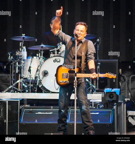 BRUCE SPRINGSTEEN ; Wrecking Ball Tour ; at the Stadium of Light, Sunderland, UK ; 21 June 2012 ...