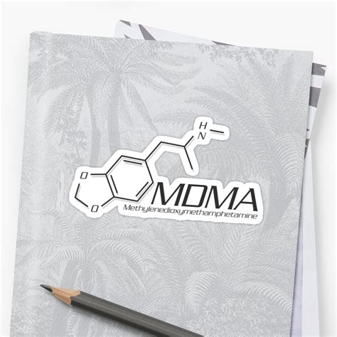 "MDMA Molecule" Stickers by Netherlabs | Redbubble