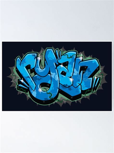 "Ryan Graffiti Name" Poster for Sale by NameGraffiti | Redbubble