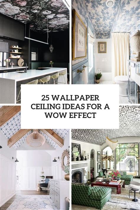 Wallpaper Ceiling Design Ideas | Shelly Lighting