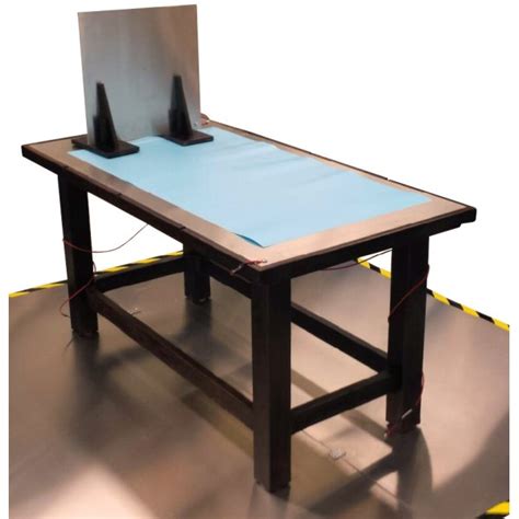 ESD Test Table/Bench with Coupling Planes and Grounding Cables - ESD Test Setup - ESDGuns.com