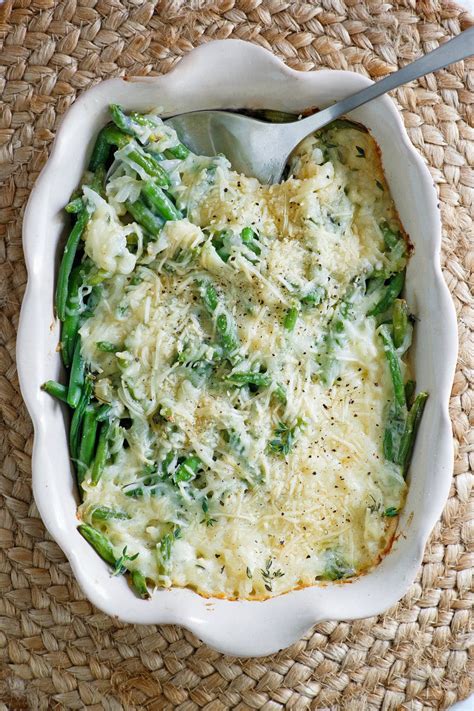 Creamy Baked Green Beans - Recipe Girl