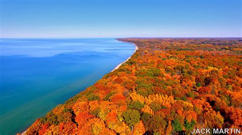 Pure Michigan Autumn Colors Lake Michigan Dreams Photograph by Jack Martin