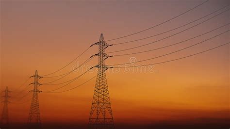 Electricity Transmission Lines with Power Stock Photo - Image of power, station: 300729634