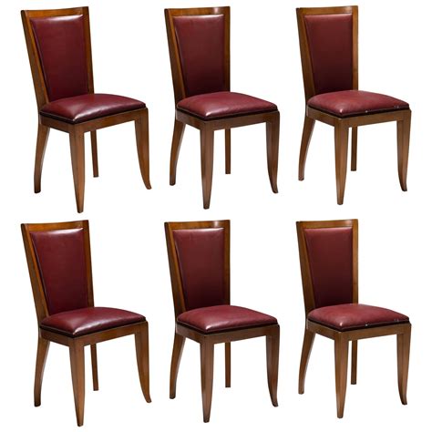 Set of '6' Cherrywood Dining Chairs at 1stDibs | cherry wood dining chairs, cherry wood chairs ...