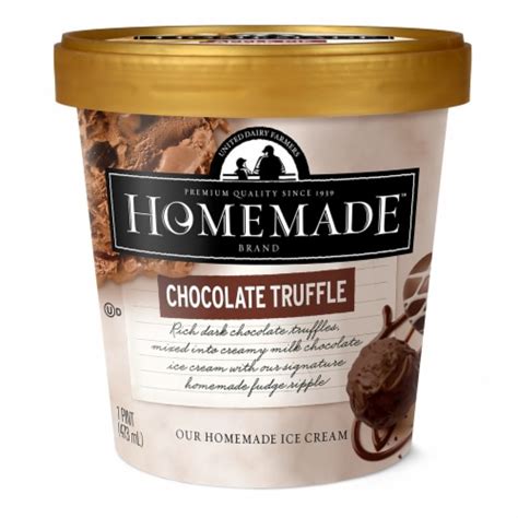 Homemade Brand Chocolate Truffle Ice Cream, 1 Pint - Kroger