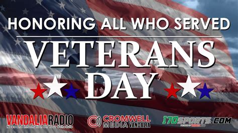 Today is Veterans Day—Thank You to All our area Veterans | Vandalia Radio