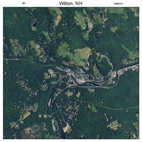 Aerial Photography Map of Wilton, NH New Hampshire