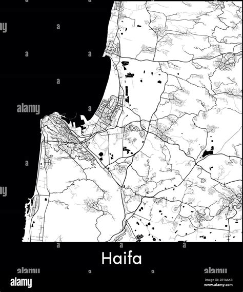 City Map Asia Israel Haifa vector illustration Stock Vector Image & Art - Alamy