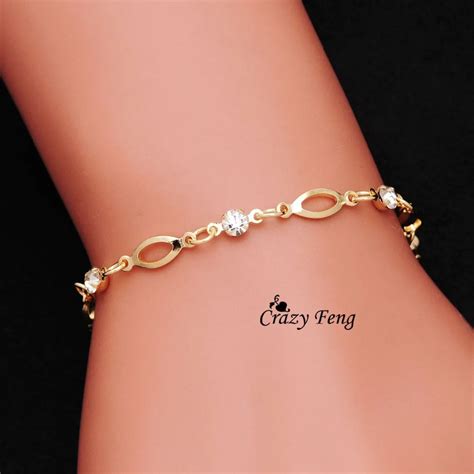 Aliexpress.com : Buy Wholesale Gold Plated Crystal friendship bracelets ...