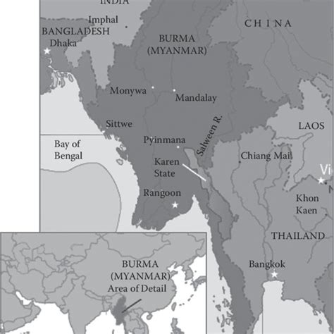 2 Burma (Myanmar) and neighboring countries, 2014. (From Frontline ...