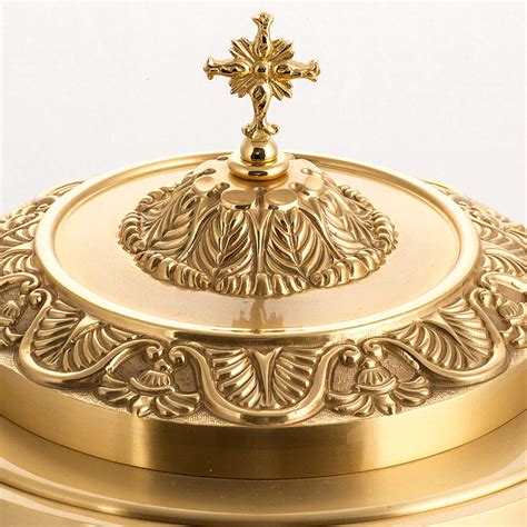 Altar Tabernacle in gold-plated brass with Lamb of God in bronze | online sales on HOLYART.com