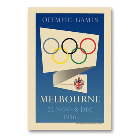 Melbourne 1956 Olympic Games Poster