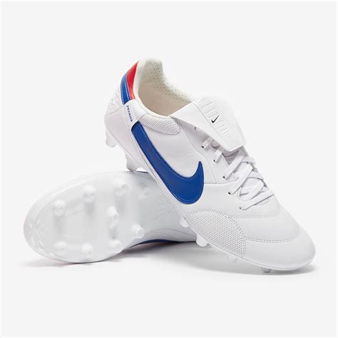 Nike The Premier III FG - White/Game Royal/University Red - Mens Boots | Pro:Direct Soccer