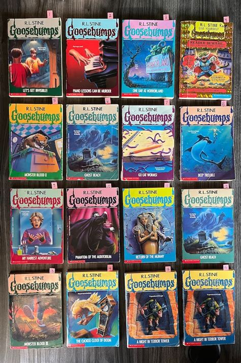 Goosebumps Books by R.L Stine Vintage Choose Your Favourites - Etsy