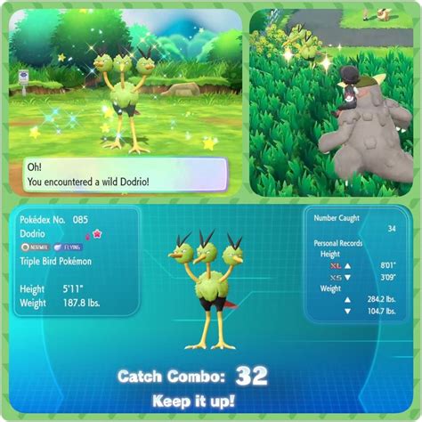 Shiny Dodrio | Shiny pokemon, Bird pokemon, Pokemon dex