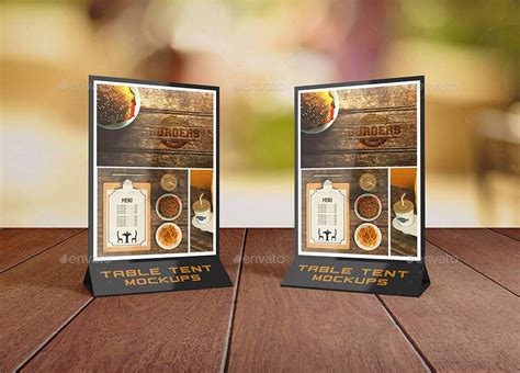 15+ Useful Table Tent Mockup PSD Templates | Mockuptree