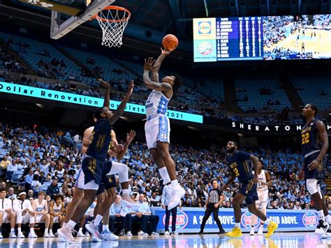 Photos from UNC basketball’s win over Johnson C. Smith