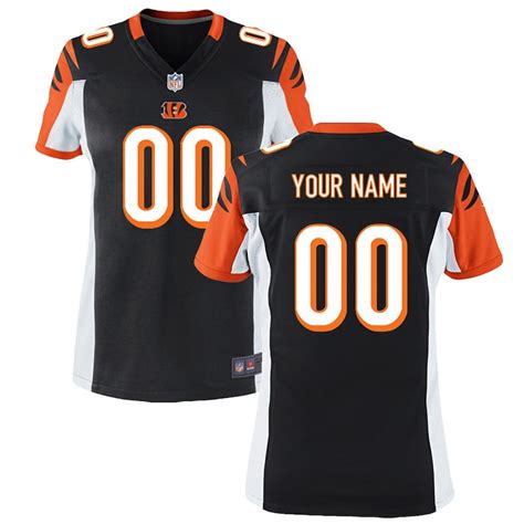 Women's Nike Black Cincinnati Bengals Custom Game Jersey