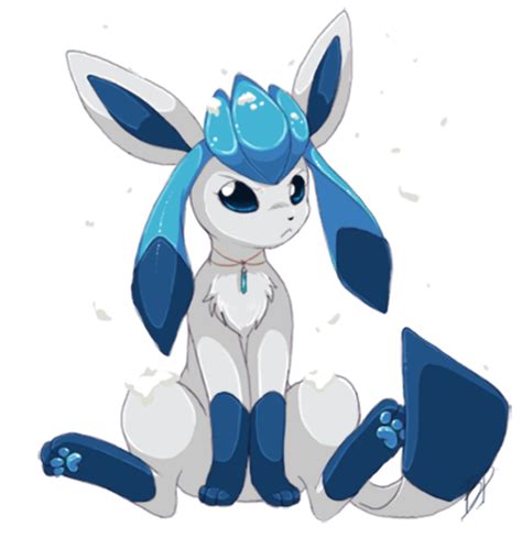 This is Aniu, my shiny Glaceon character. She is a Pokemon that kind of treats others ...