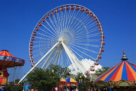 Navy Pier Ferris Wheel | Such a beautiful day in Chicago! 20… | Flickr