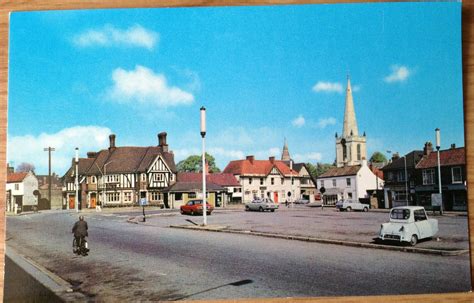 Vintage OLD POSTCARD - The Square, Hessle, Yorkshire, England c1960s/1970s | Postcard, Old ...