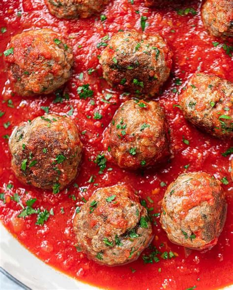 Classic Italian Meatballs Recipe | Familystyle Food | Italian meatballs recipe, Classic italian ...