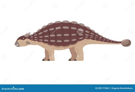 Vector Ankylosaurus Silhouette | CartoonDealer.com #174902565