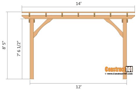 12x12 Pergola Plans - Free PDF Download - Construct101