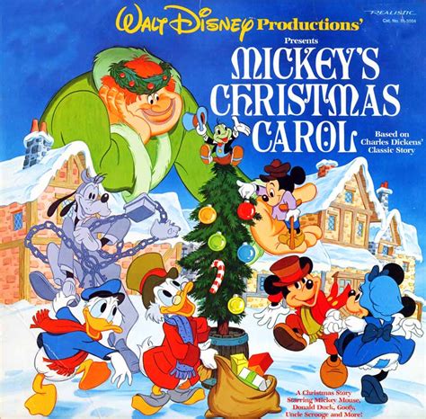 Mickey's Christmas Carol - 51-3004 - Christmas Vinyl Record LP Albums on CD and MP3