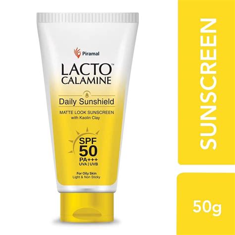 Buy Lacto Calamine Daily Sunshield Matte Look Sunscreen Spf 50 Pa ...