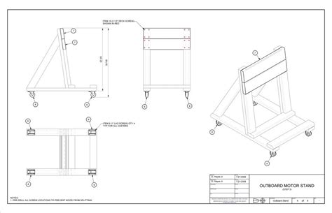 Building an O/B motor stand - Instructional Page: 1 - iboats Boating ...