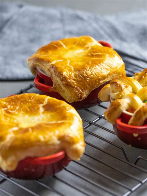 Easy Chicken Pot Pie with Puff Pastry - Drive Me Hungry
