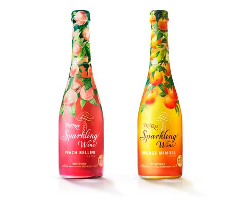 Fruit Sparkling Wine Sparkling Wine with High Fruit Juice Content - World Brand Design Society