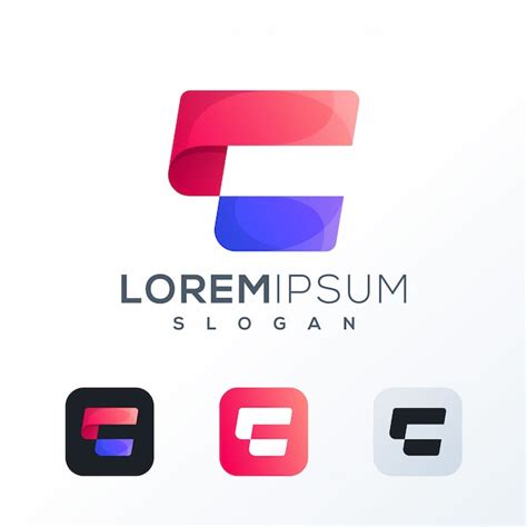 Premium Vector | Colorful tech logo design