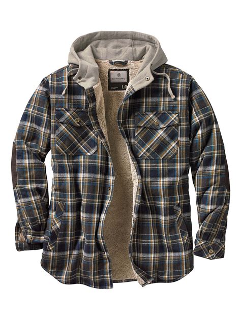 Free 2-day shipping. Buy Legendary Whitetails Men's Camp Night Berber Lined Hooded Flannel at ...