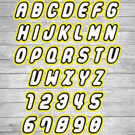 Lego Font Svg