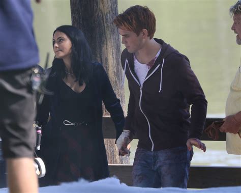 KJ Apa and Camila Mendes shoot 'Riverdale' season 2 in Fort Langley ...