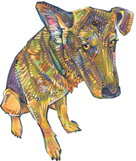 Winking Dog Art GIF by Gwenn Seemel