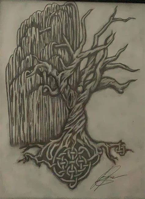 Willow Tree Tattoo Drawings