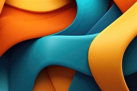 Premium AI Image | 4K Abstract wallpaper colorful design shapes and texture