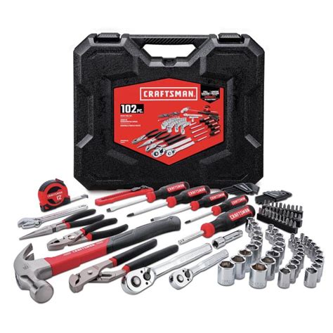 CRAFTSMAN CM 102 Piece Mixed Mechanics Tool Set at Lowes.com