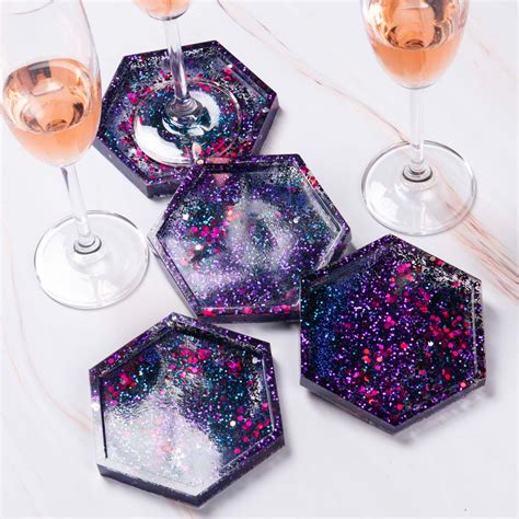 DIY Resin Coasters For Home or Gifts - Mod Podge Rocks