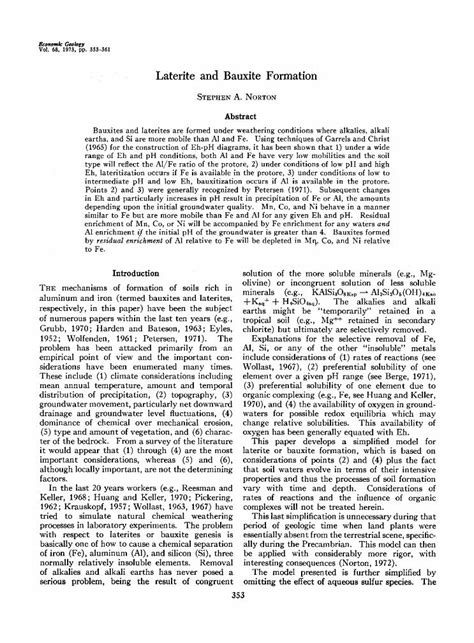 (PDF) Laterite and Bauxite Formation - DOKUMEN.TIPS