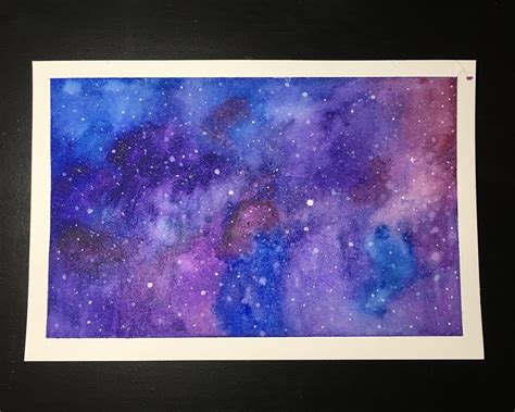 How to Paint a Watercolor Galaxy: 13 Steps (with Pictures)