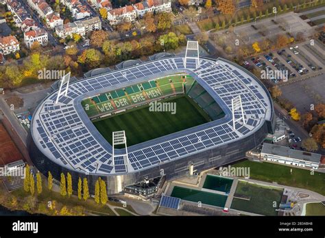 , Weser Stadium in Bremen, the stadium of the Bundesliga club Werder ...