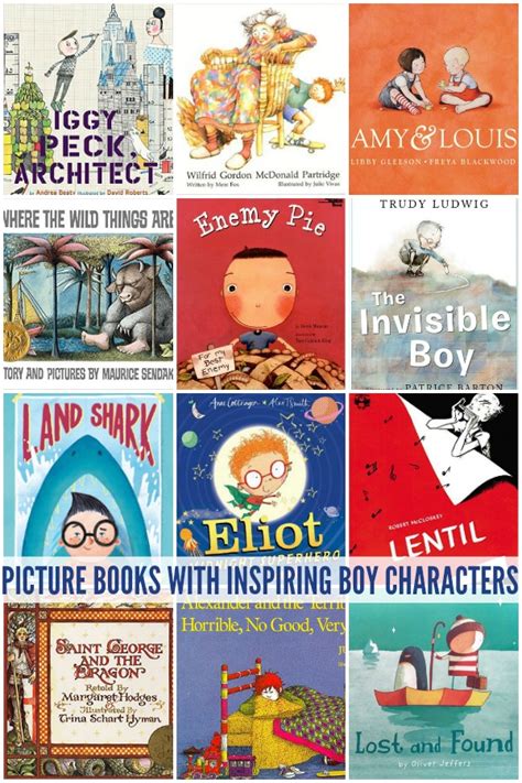 Picture Books Featuring Inspiring Boy Characters