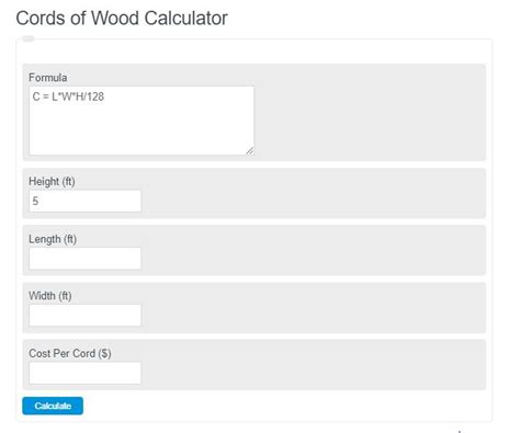 Cost of Operating a Wood Insert, Cord Calculator, Wood For Wood Burning